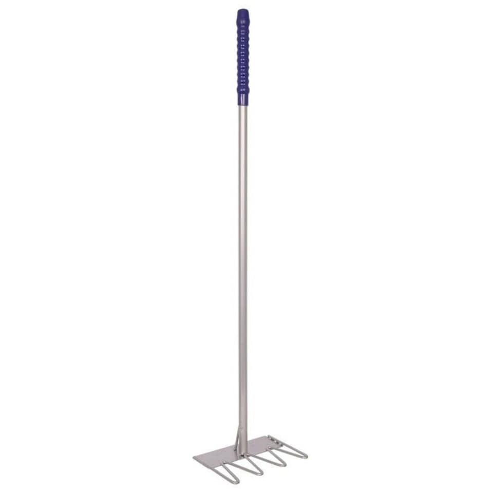 image 1 of Red Gorilla Tubtrug Tidee Rake - Purple - 80cm
