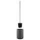 image 3 of Showerdrape Rondo Grey Toilet Brush & Holder