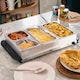 image 3 of Cooks Professional Buffet Warmer | 4-Sections | 7.2L Capacity | Hot Plate Function | Temperature Control | Silver