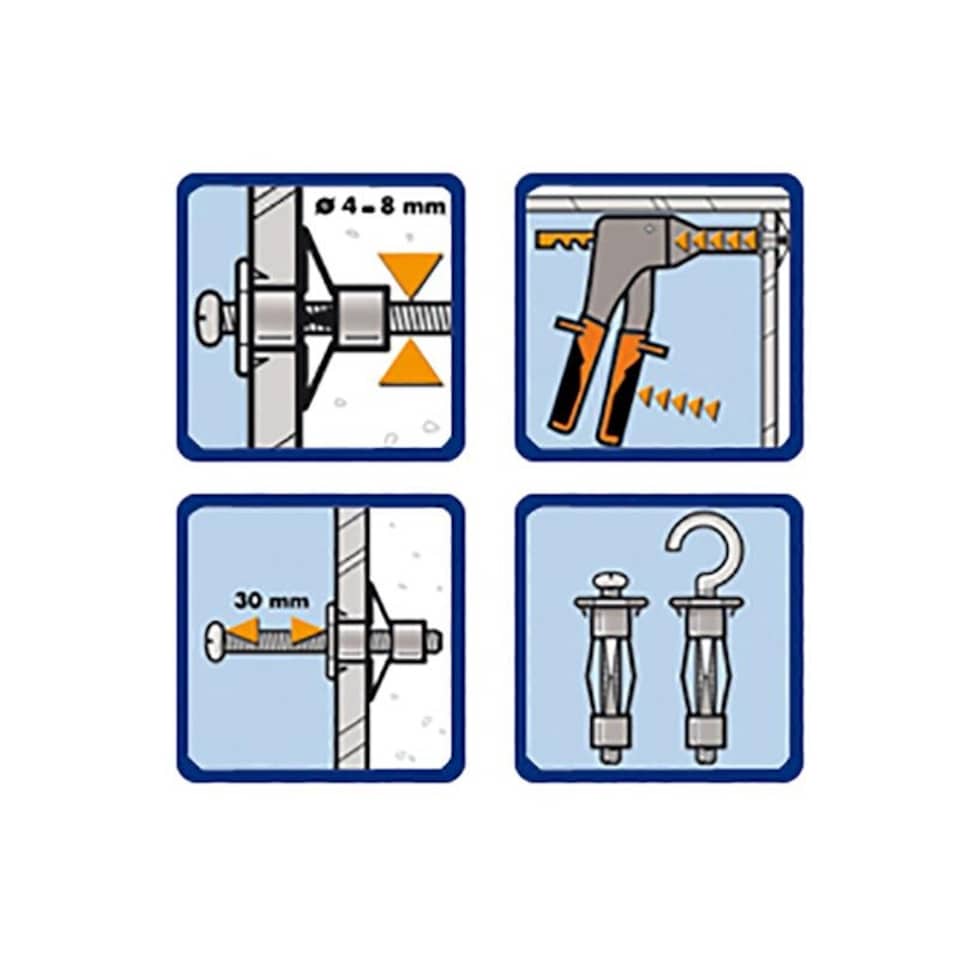 image 1 of Edma Ultra Fix Metal Anchor Expansion Tool | Multi | Multi Colour | One Size | 1