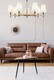 image 2 of Zaragoza Chandelier Brass, 7 Light, E14