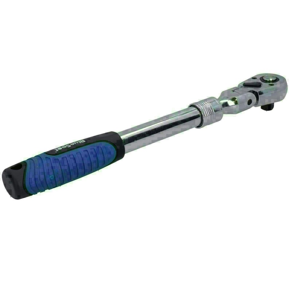 image 1 of 1/2in Drive Telescopic Flexi Head Ratchet 72 Teeth Quick Release 350 - 490mm