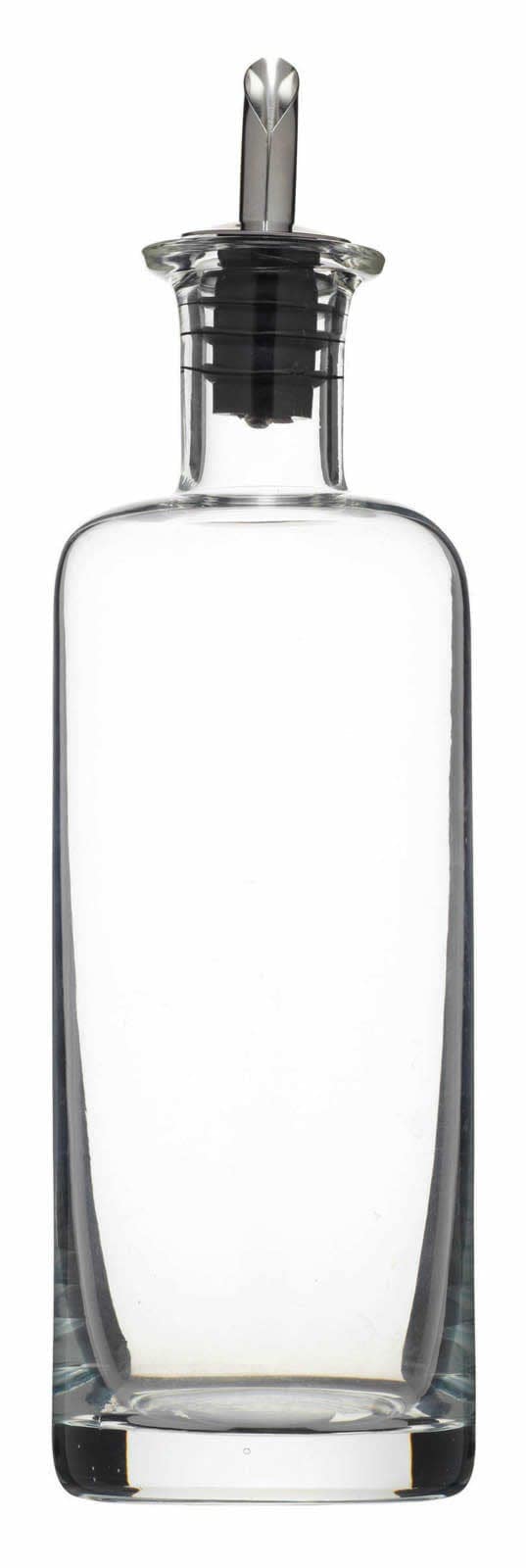 KitchenCraft Oil Vinegar Bottle Set Clear Stoneware 450ml