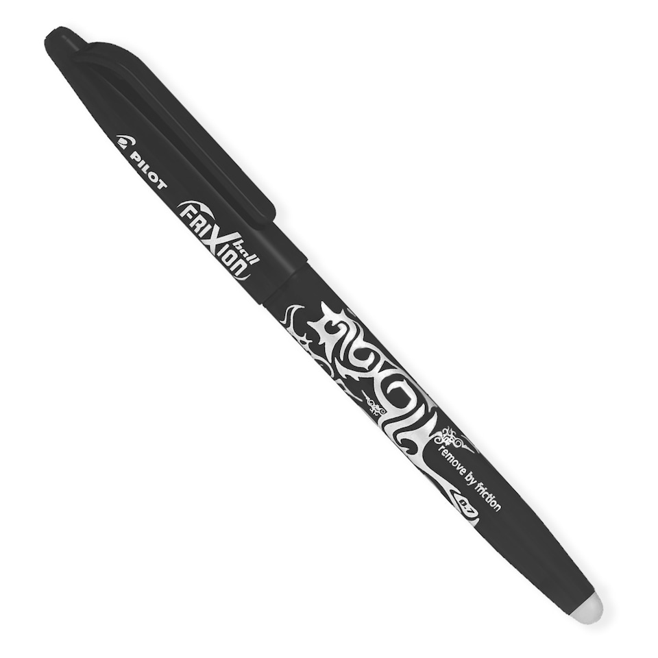 image 1 of Pilot Frixion Erasable Rollerball Pen Black, Blue, Red Pack of 3 + Refills