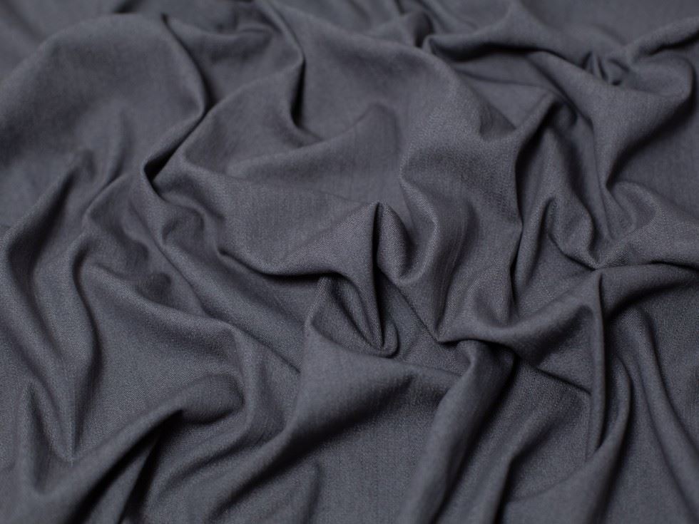 Minerva Core Range Grey 220gsm Stretch Washed Denim Fabric for Bag Making, Dressmaking, 140cm / 55" Wide - per metre