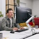 image 5 of CMD Miro Dynamic Multi Position Monitor Arm 2-9kg White