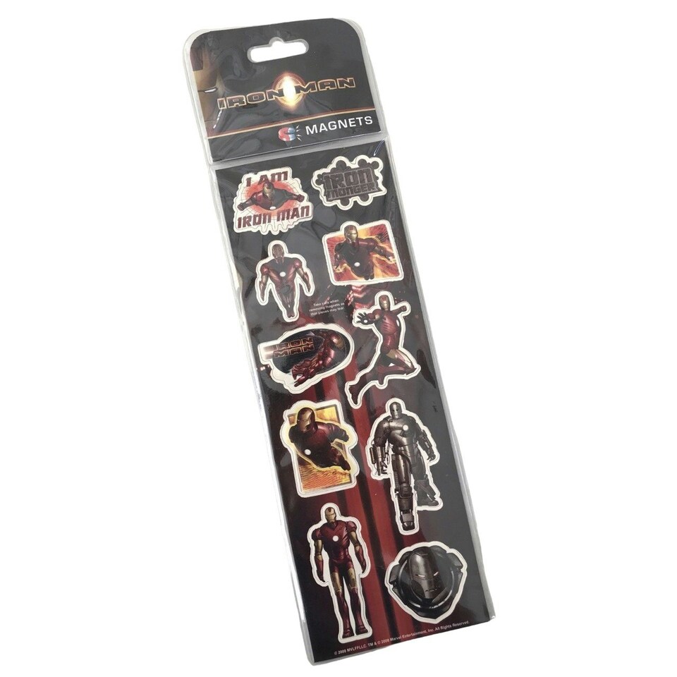 Iron Man I Am Fridge Magnet - Red/Black - One Size