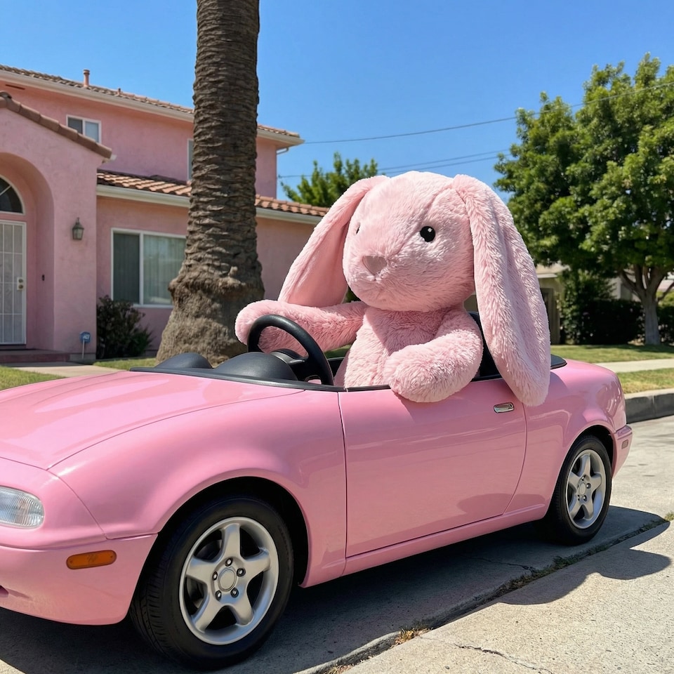 image 1 of Gosh! Bunny Rabbit Plush Softie Toy