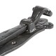 image 3 of Hammer & Tongs Straight Antique Fish Tail Surface Bolt - W140mm - Black | Black | Black