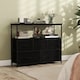 image 9 of COSTWAY Dresser for Bedroom Storage Dresser with 5 Drawers Black