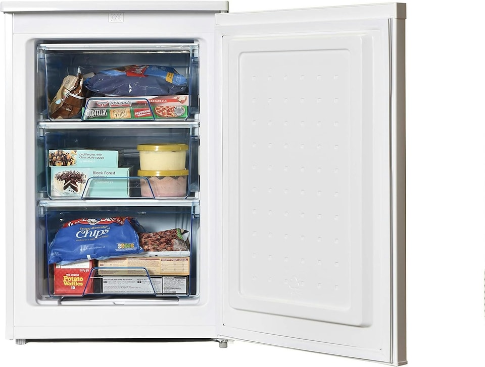 image 1 of Igenix IG355W Freestanding Under Counter Freezer, 94 Litre, White
