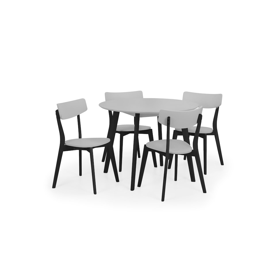 image 1 of Casa Round Dining Table - Grey/Black