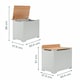 image 5 of Tutti Bambini Toy Box - Dove Grey/Oak