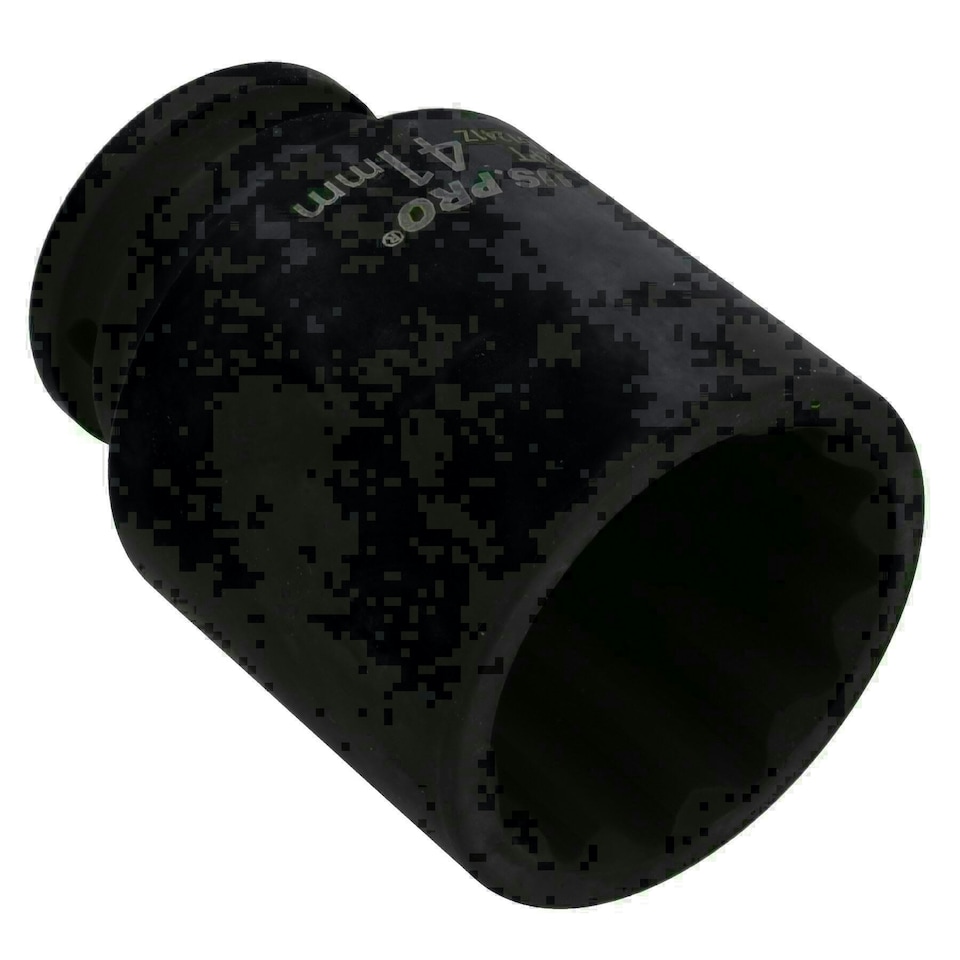 image 1 of 41mm 1/2in Drive Thin Walled Metric Impact Hub Nut Socket 12 Sided Deep