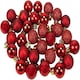 image 3 of 30mm/24Pcs Christmas Baubles Shatterproof Red,Tree Decorations