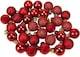 image 3 of 30mm/24Pcs Christmas Baubles Shatterproof Red,Tree Decorations