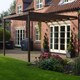 image 3 of Wall Mounted Box Pergola - L240 x W240 x H270 cm - Rustic Brown