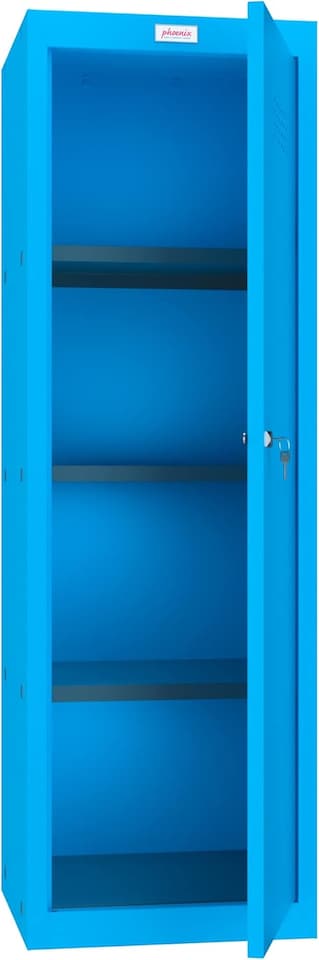 image 1 of Phoenix CL Series CL1244BBK Size 4 Cube Locker in Blue with Key Lock