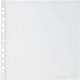 image 2 of Pack of 100 50 Micron A4 Clear Polypropylene Punched Pockets