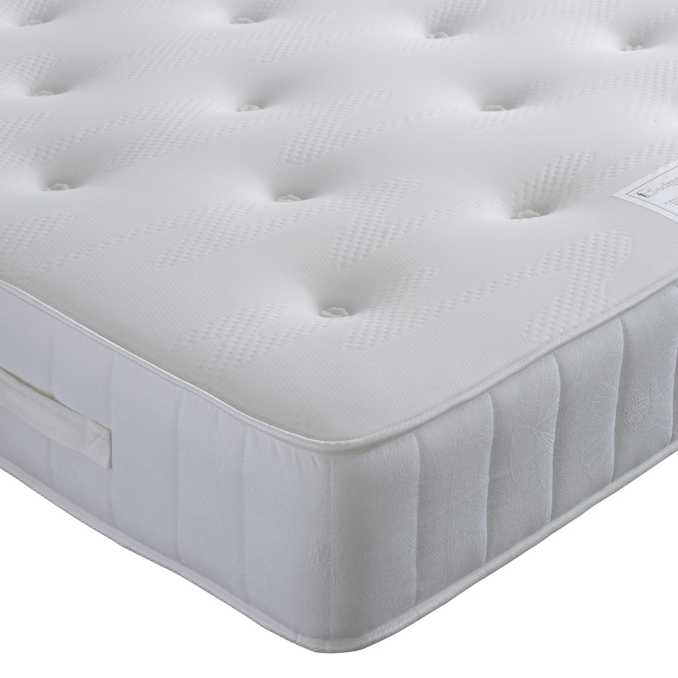 image 1 of Memory Maestro Memory Foam Green Plush Velvet 4 Drawer Divan Set And Milan Headboard Small Double