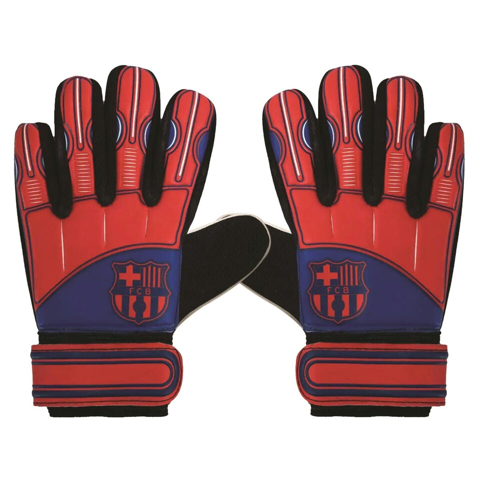 image 1 of Barcelona DELTA Goal Keeper Gloves - Junior (S5) Red