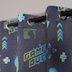 image 5 of OHS Kids Gaming Blackout Eyelet Curtains Ring Top Ready Made Panel Pair, 66x54" Blue | Navy Blue