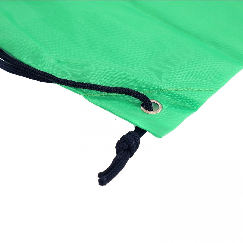 image 1 of Oypla Oxford Cloth Sports School PE Bottle Green Laundry Drawstring Bag Green