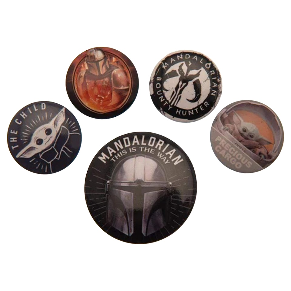 image 1 of Star Wars Badge Set (Pack of 5) | Multi | Multicoloured | 1