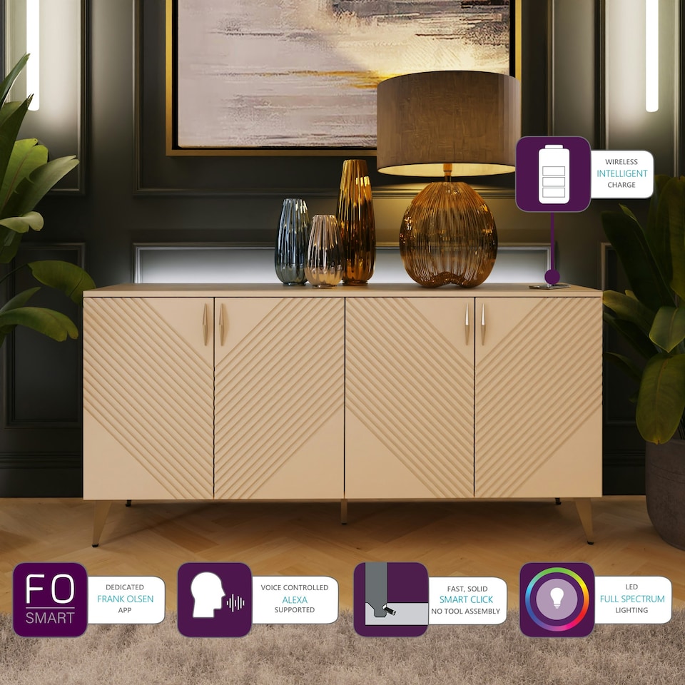image 1 of Frank Olsen Ava Sideboard White | White