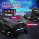 image 4 of HOMCOM 12V Electric Go Kart for Kids with Music, LED Lights, Black