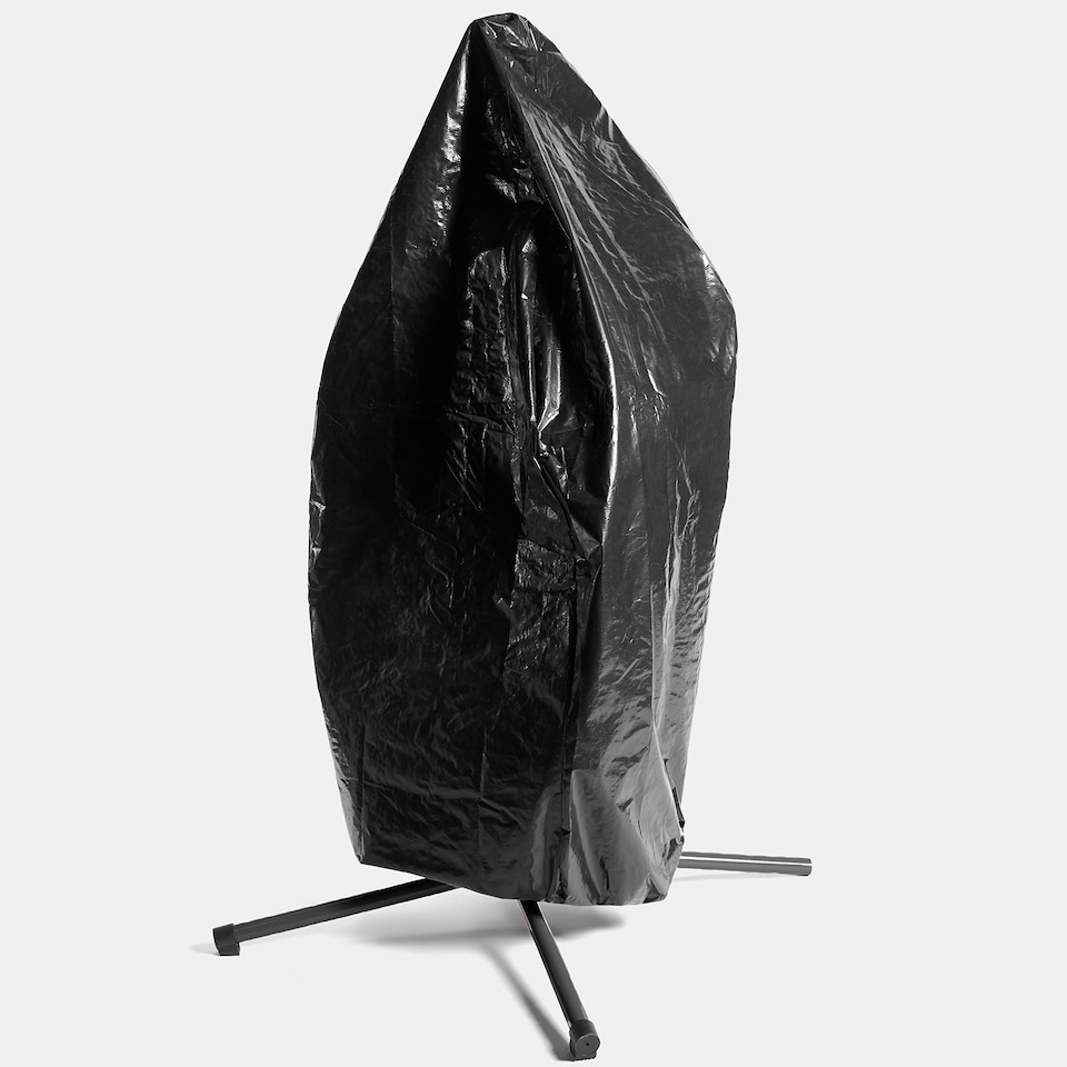 image 1 of OHS Garden Egg Chair Cover Outdoor Plastic with Drawstring Heavy Duty | Black | Single