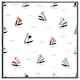 image 1 of Red & blue sailboats (Picture Frame) Grey | M