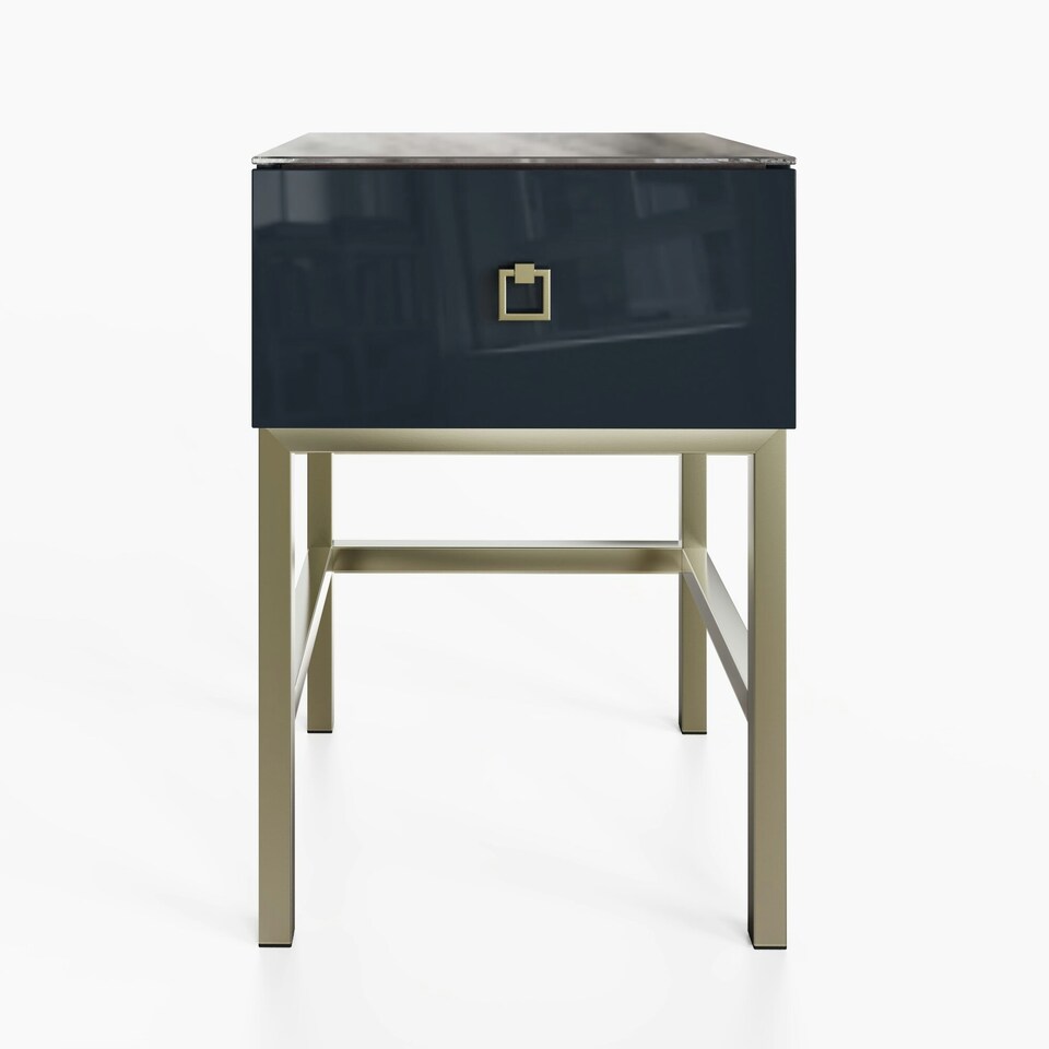 image 1 of Frank Olsen Lyra Lamp/side table Black | Midnight Onyx