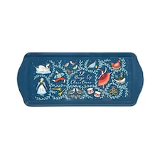 Ulster Weavers 12 Days of Christmas Tray - Small Blue