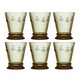 image 4 of La Rochere Bee Tumbler Olive Green 270ml Set of 6