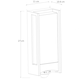 image 5 of CGC MARLA Dark Grey Rectangular Motion Sensor LED Wall Light Grey