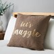 image 2 of BHS Lets Snuggle Cushion, Brown