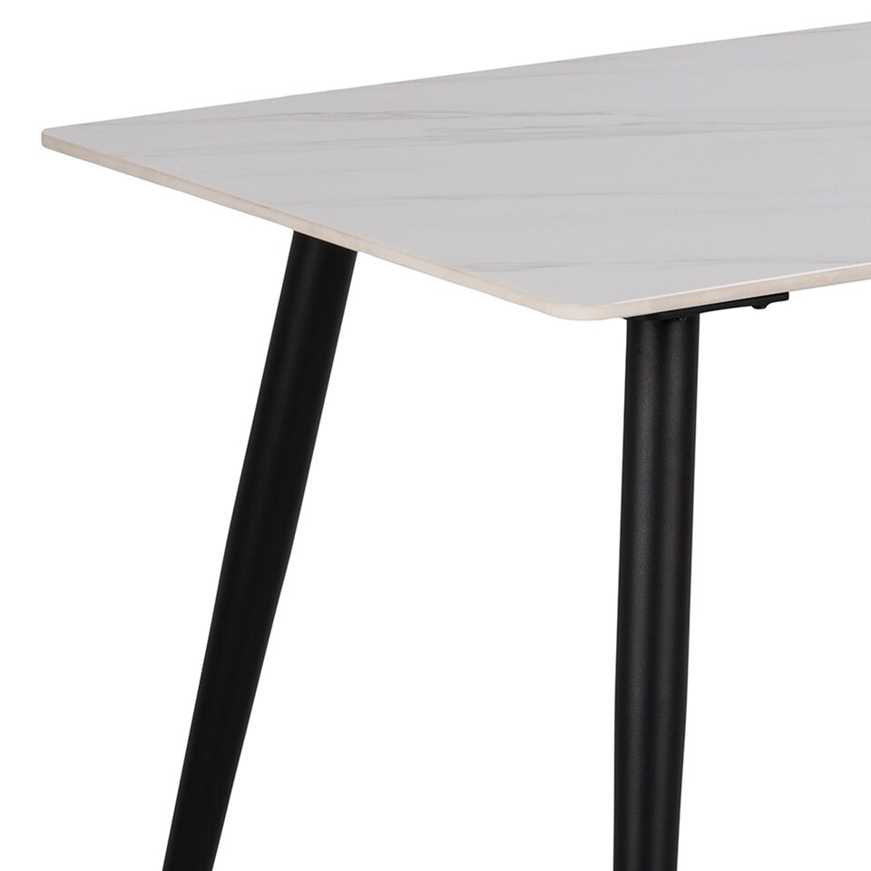 image 1 of Wicklow Ceramic Dining Table in White