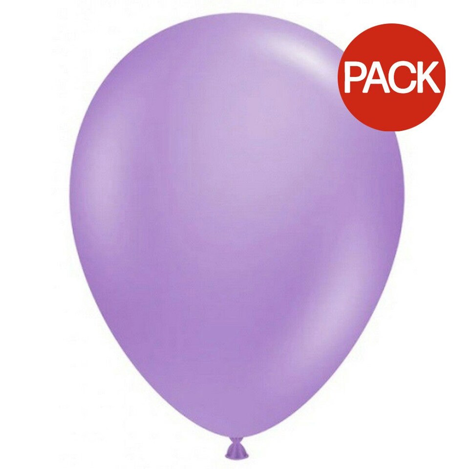 Globos Latex Balloons (Pack of 100) - Lilac - One Size