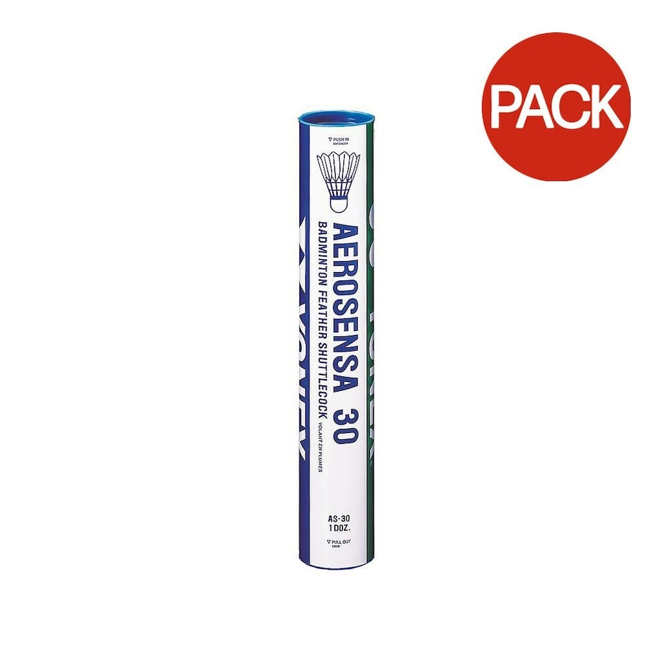 image 1 of Yonex Aerosensa 30 Shuttlecock (Pack of 12) - White - One Size