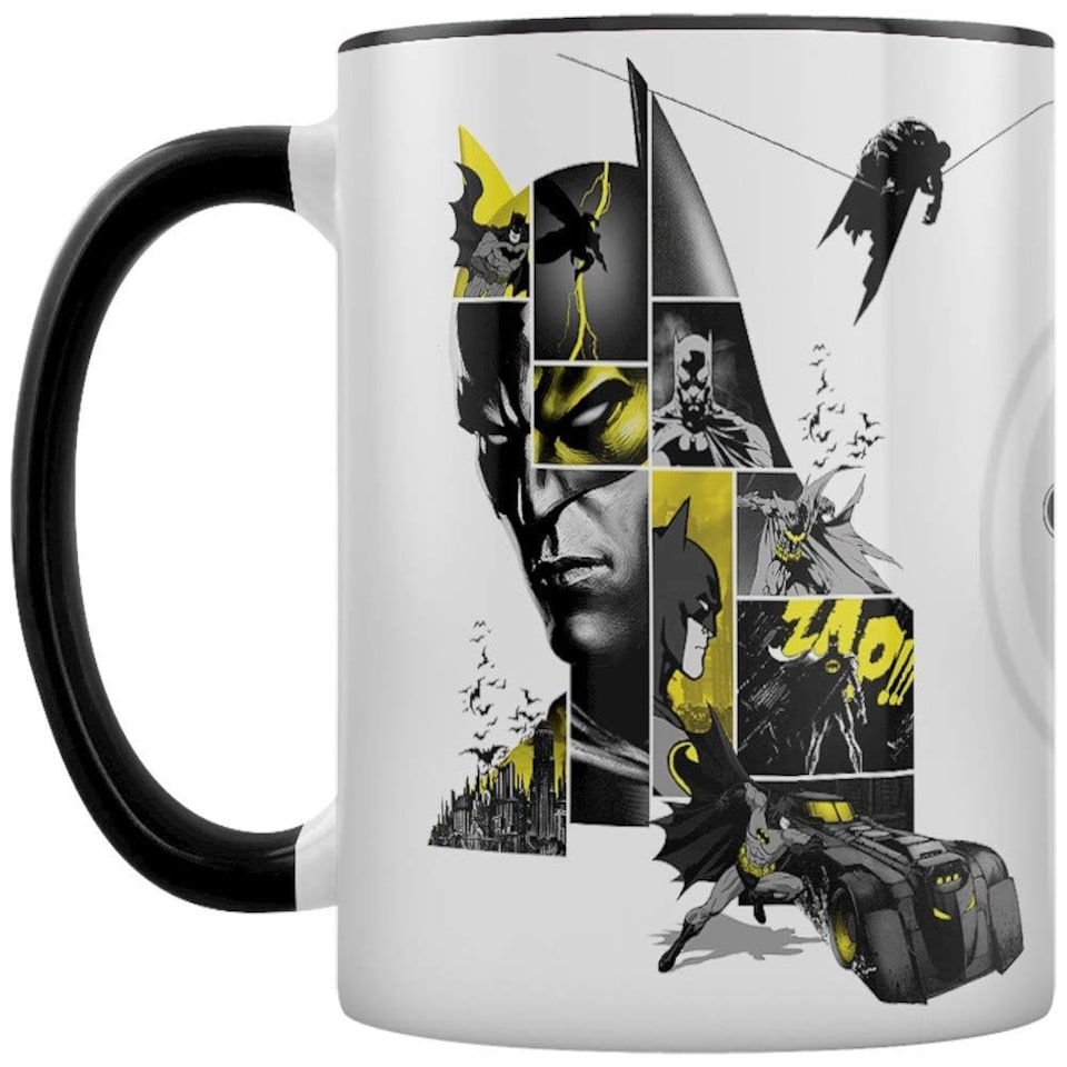 BATMAN (80TH ANNIVERSARY) BLACK INNER C MUG - Coloured Inner Mugs N/A