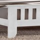 image 2 of 4ft6 Double White Shaker Wood Wooden Bed Frame Bedstead High Foot End