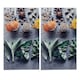 image 1 of 2 Pcs Glass Stove Cover Chopping Boards Worktop Protectors | Grey | Spice Design | 2