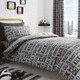image 2 of Bedlam Football Duvet Cover Set Grey