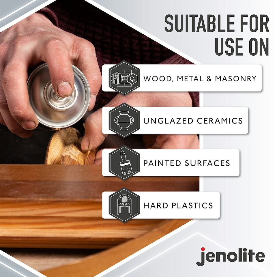 image 1 of Jenolite Clear Lacquer Spray - Satin - 500ml