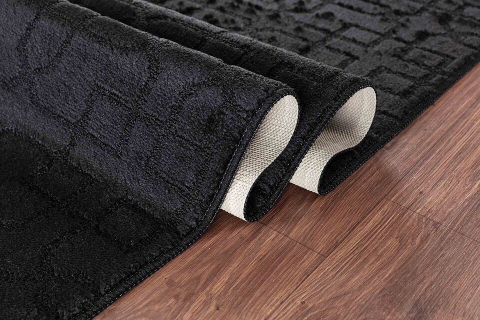 image 1 of Ivy Washable Cubed Trellis Design Anti Slip Doormats -