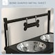 image 3 of PawHut Raised Dog Bowl w/ Adjustable Height Stand, for Small Medium Large Dogs