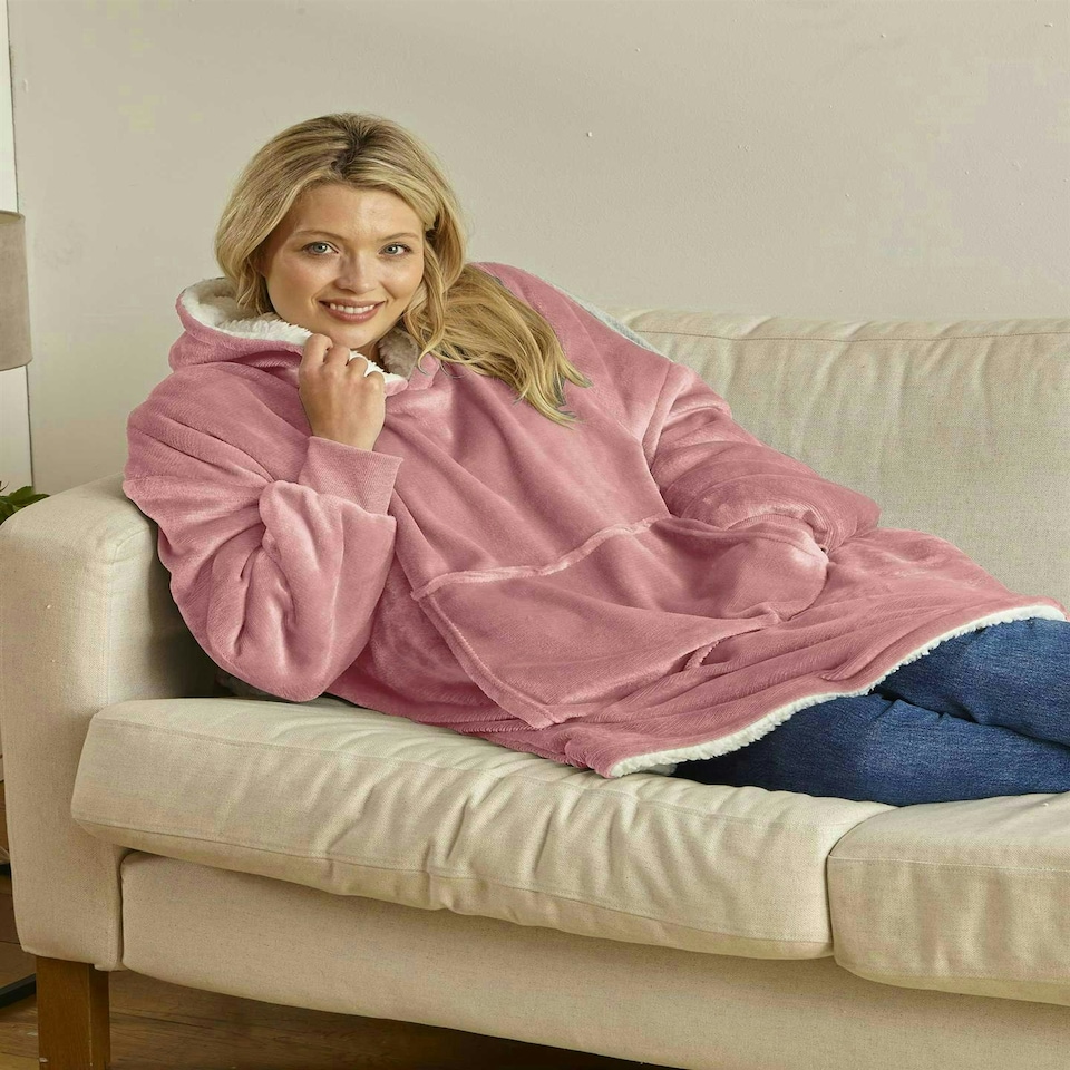 image 1 of Heated Hoodie Pink