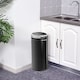 image 2 of HOMCOM Stainless Steel Sensor Bin, 42L Kitchen Touch Bin, Automatic Trash Can with Inner Bucket, Soft Close, Dustbin, Black | Black | 1