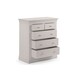 image 4 of Light Grey 3+2 Chest of Drawers